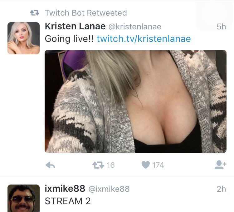Kristen Lanae is going live guys don't wanna miss this gamer action