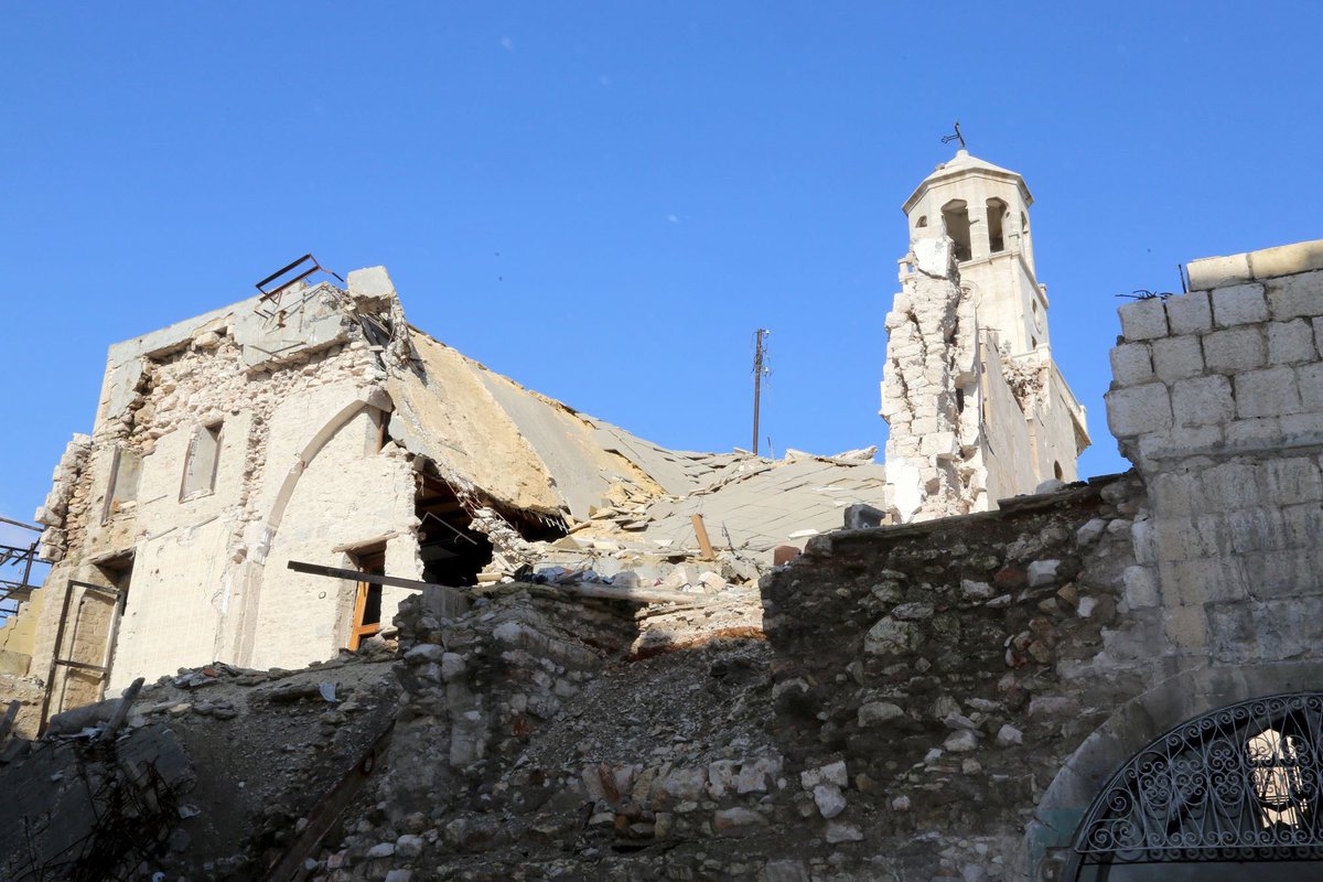 mariakb22's tweet photo. His Holiness Aram 1 In the church I was baptized in #SourpKevork #ArmenianChurch that was Burnt in 2012 #AleppoSyria https://t.co/RUsZBrsyNm