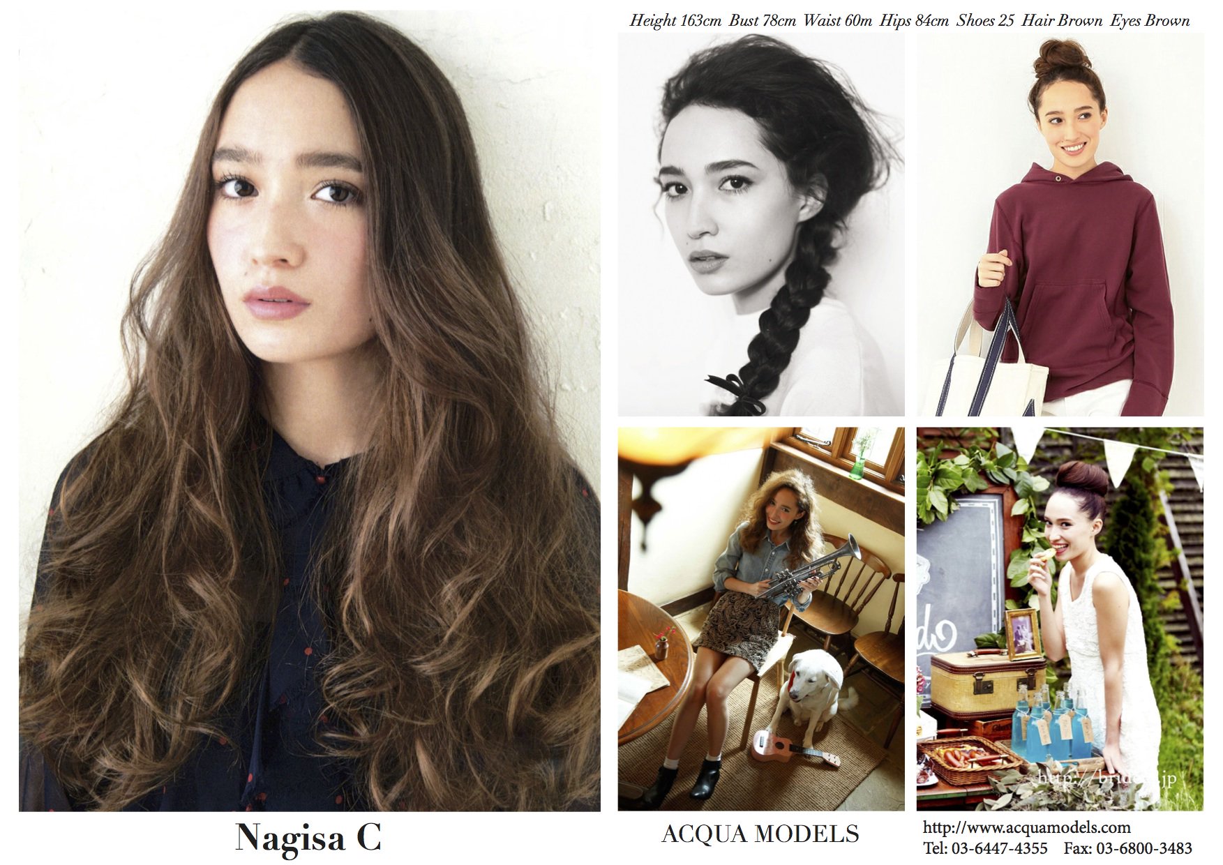 Acqua Models Nagisa ハーフモデル 外国人モデル事務所 日本人モデル モデル事務所 ファッション モデル Acqua アクア アクアモデル 海外モデル 女性モデル モデルエージェンシー 東京 外国人モデル 日本人モデル事務所 ハーフモデル事務所