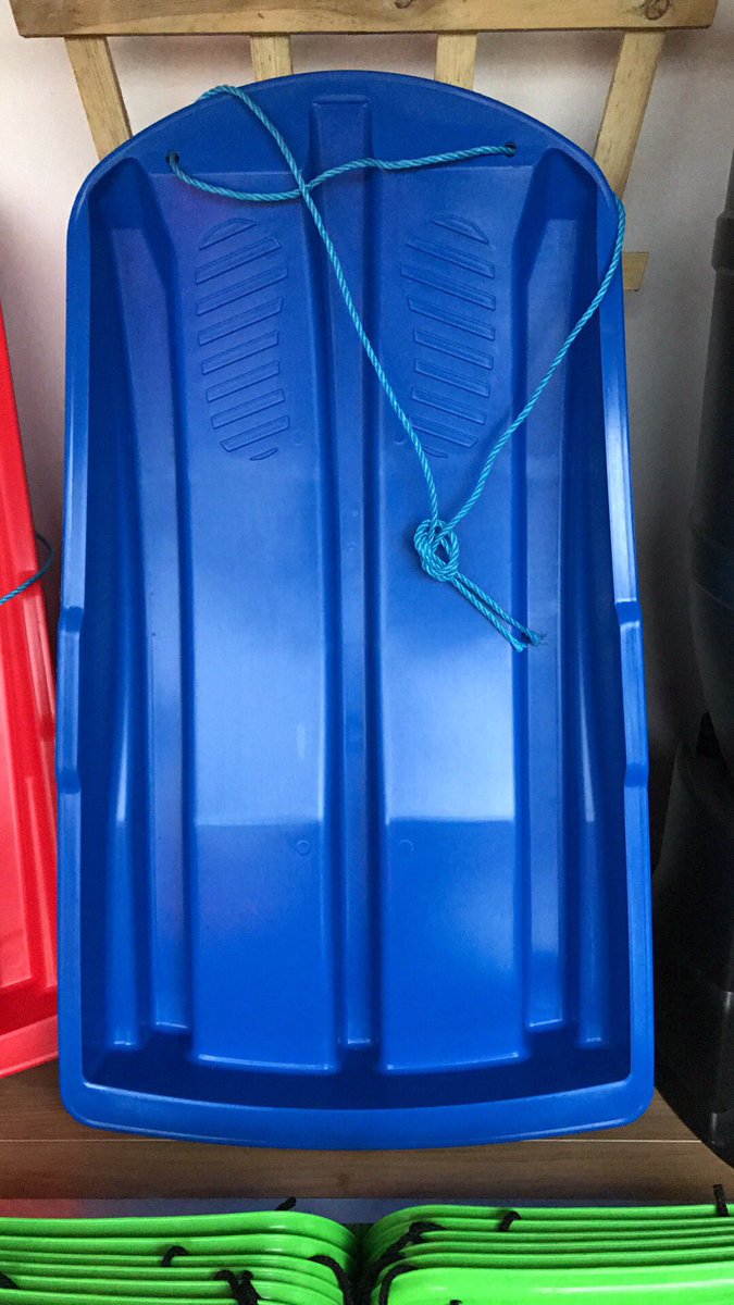 Don't forget with this snow ❄️forecast this week we have sledges in stock! Large and small in 4 different colours. #whitstable #snow #stocks