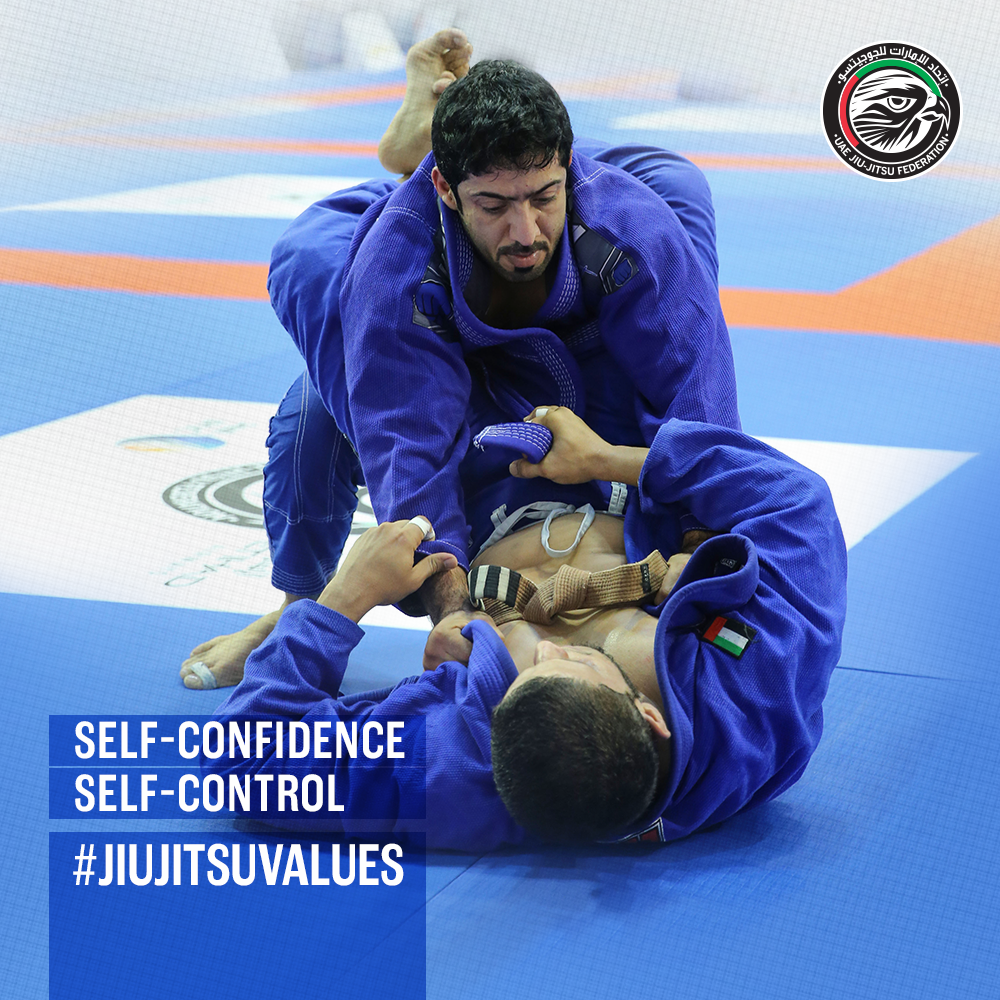 uaejjf's tweet photo. The core Jiu-Jitsu is about improving your sense of self-confidence and self-control. #JiujitsuValues https://t.co/qtnDM9yg0C