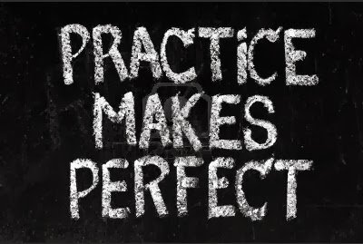 Learning new things. Perfect practice makes perfect. Makes perfect. Perfect practice makes perfect. Practice makes perfect.