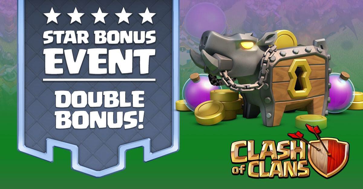 Get your army ready and fill your Treasury faster! Star Bonuses award