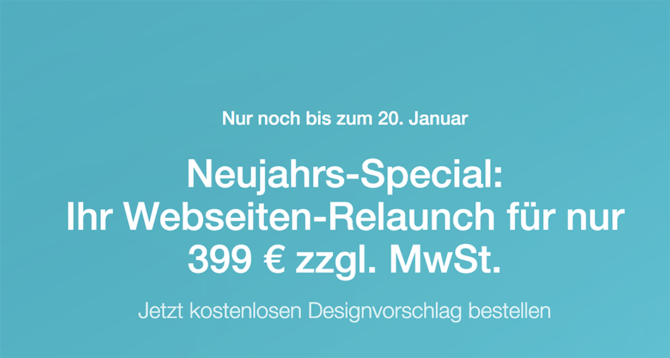 Clueworks's tweet image. Neujahrs-Sale bis zum 20. Januar
--&amp;gt; clueworks.de/special.html