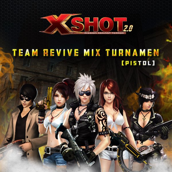 WinnerIndo's tweet image. Revive Mix Turnamen(pistol) merupakan turnamen dgn pendaftaran  perindividu/personal yg nantinya akan di acak oleh team panitia menjadi 1tim