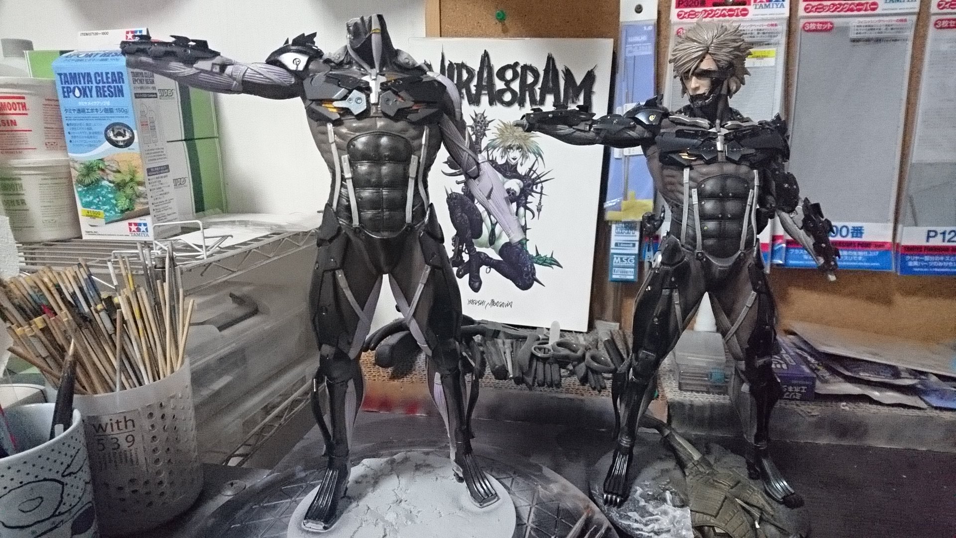 ミウ Headlongのメタルギアライジングの 雷電 完成品 右 と製作中のガレキ版 左 と比較対象 とにかく失敗と挑戦の連続ですが 失敗してもひたすら挑戦し続ける メタルギアライジング メタルギアソリッド 雷電 T Co L3fnjehfnv Twitter