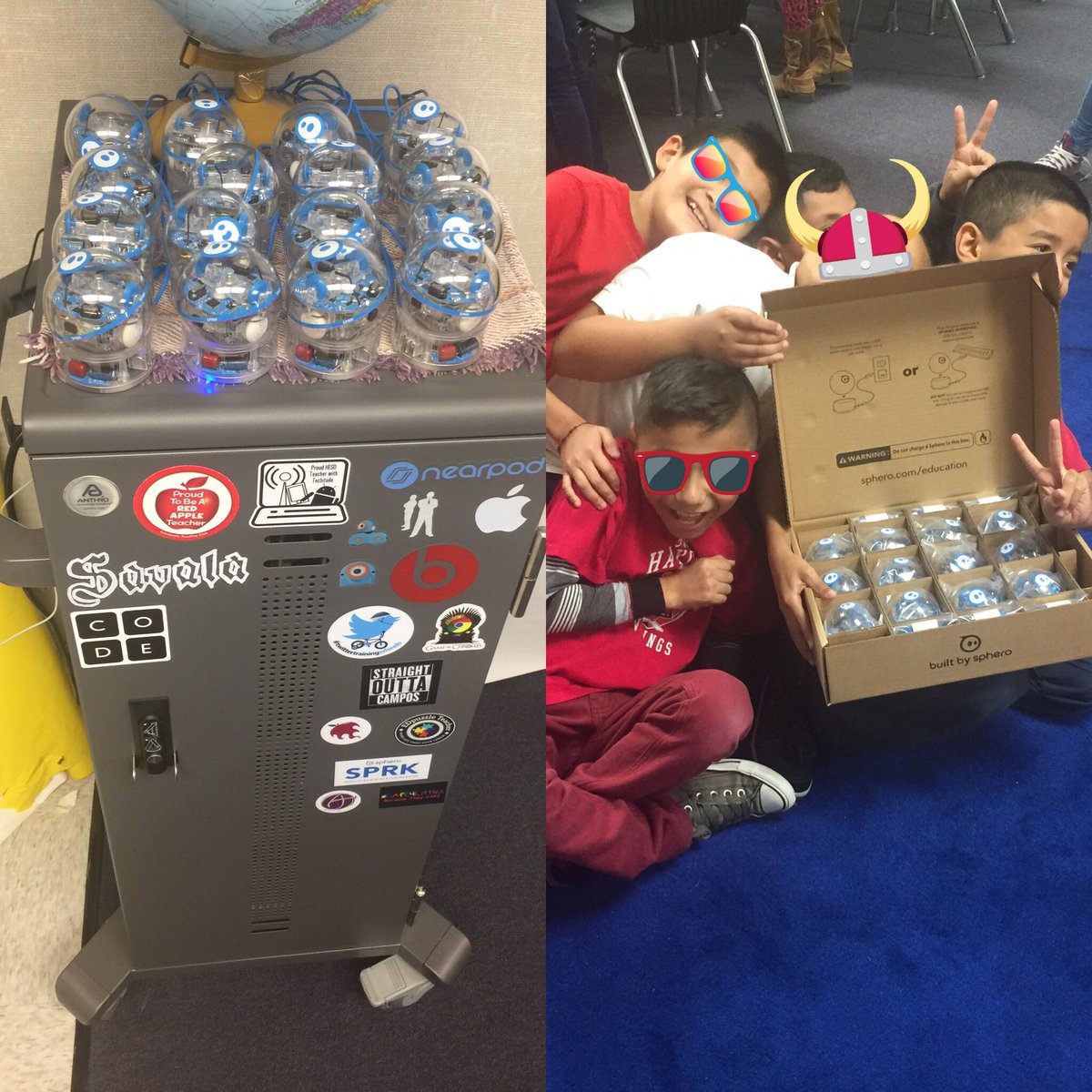 sam_savala's tweet image. My cart is stacked! Ss excited to open box. @Sphero @SpheroEdu @DonorsChoose @HuenemeElemSD @HESDCOAST #beyondthehourofcode #vikings5400