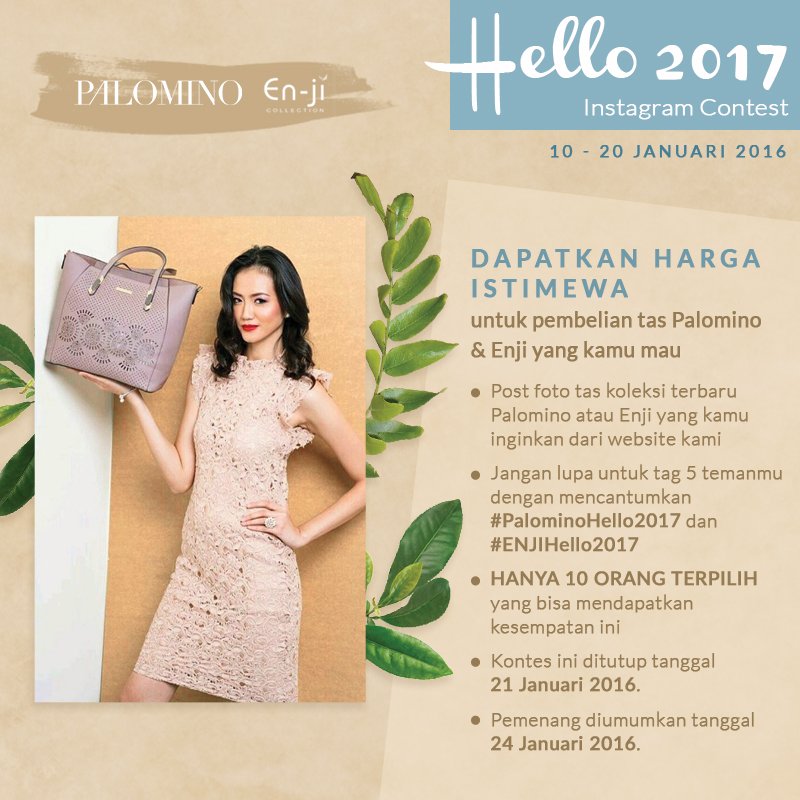 palominobag's tweet photo. Mau punya tas dari Palomino atau Enji dengan diskon spesial yang hanya berlaku untuk kamu? Yuk ikutin cara ini &amp; dapatkan tasnya Ladies! https://t.co/JACobmcxwA