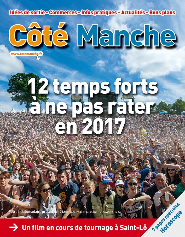 Le 1er magazine <a href="/CoteManche/">Côté Manche</a> de l'année #2017 est arrivé. Il est tout chaud, tout beau, il vous attend à #Coutances, #Granville et #SaintLô.