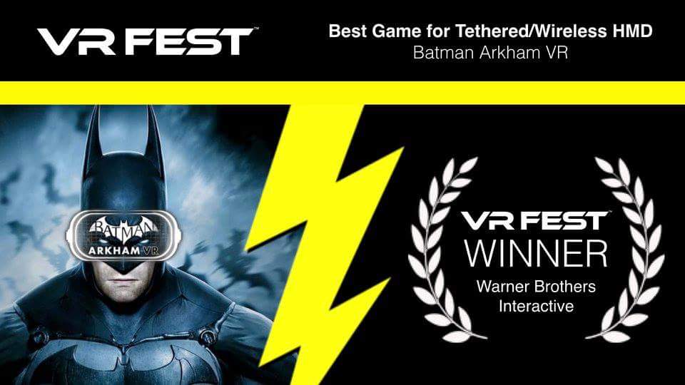 VRFEST's tweet photo. Winner of the VR FEST 2017 Online Film & Game Competition-Tethered/Wireless HMD! TY to all who participated! #VRFEST2017 https://t.co/cGl9uvKpX9