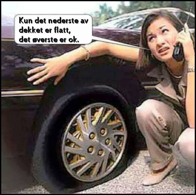 Bilderesultat for got a flat tire