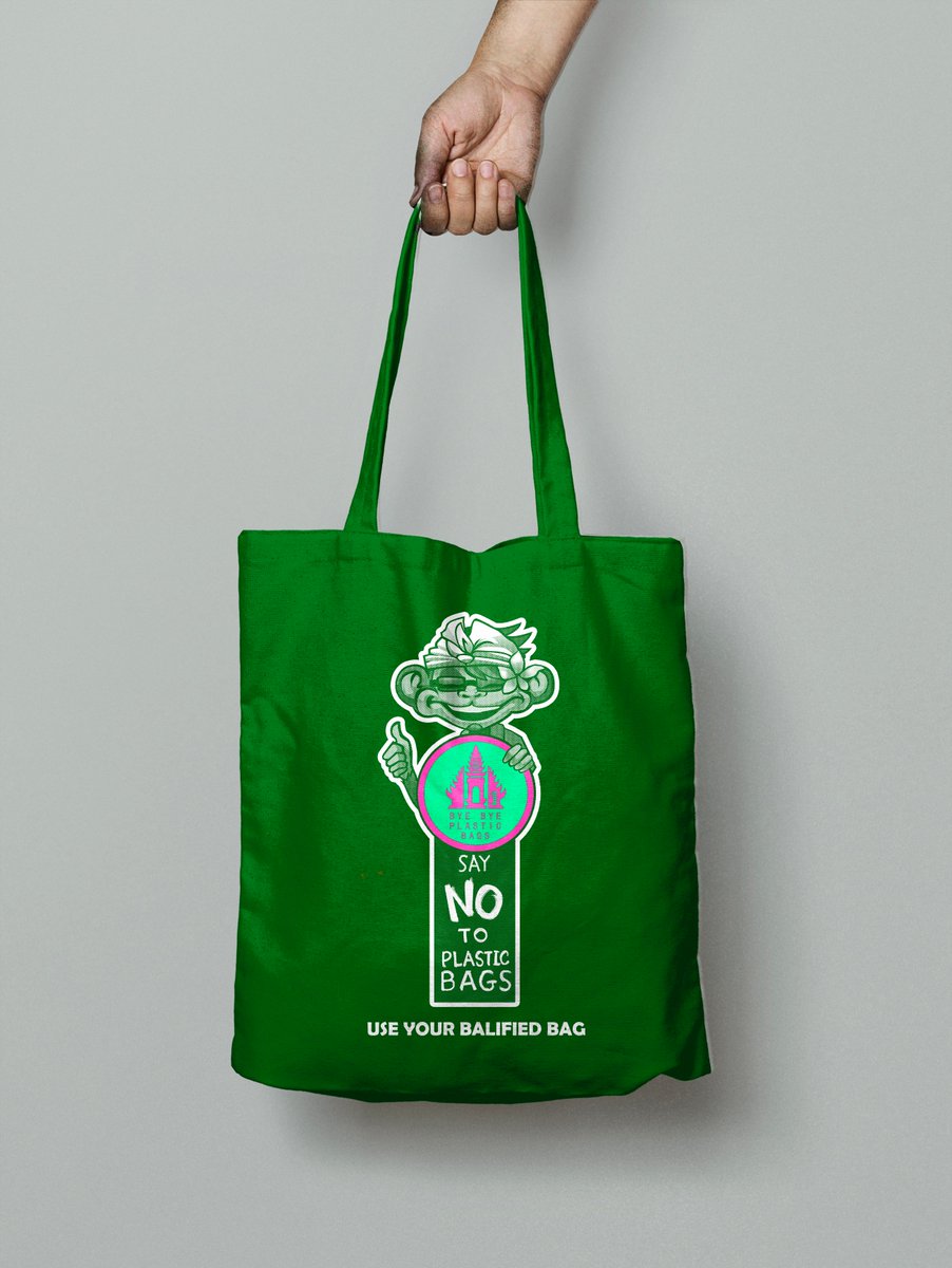 BaliFiedTheGame's tweet photo. Supporting the @BBPB_bali team by donating 10.000 BaliFied-BBPB tote bags. Say no to plastic bags, use your BaliFied bag! #BaliFiedBag https://t.co/uSaei8uWsA