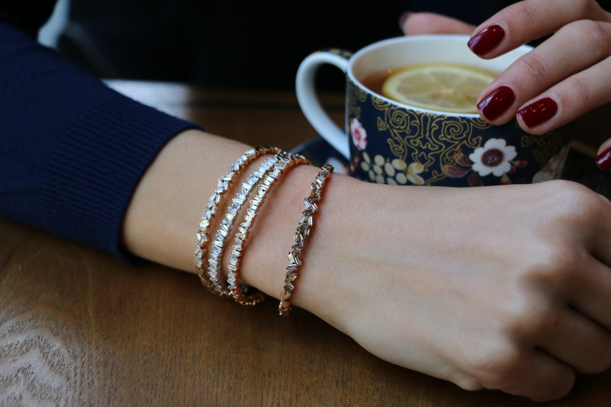 These @suzannekalan Firework #diamond bracelets by are the perfect finishing touch- Wear individually or mix &amp; match bit.ly/2jo79Ze