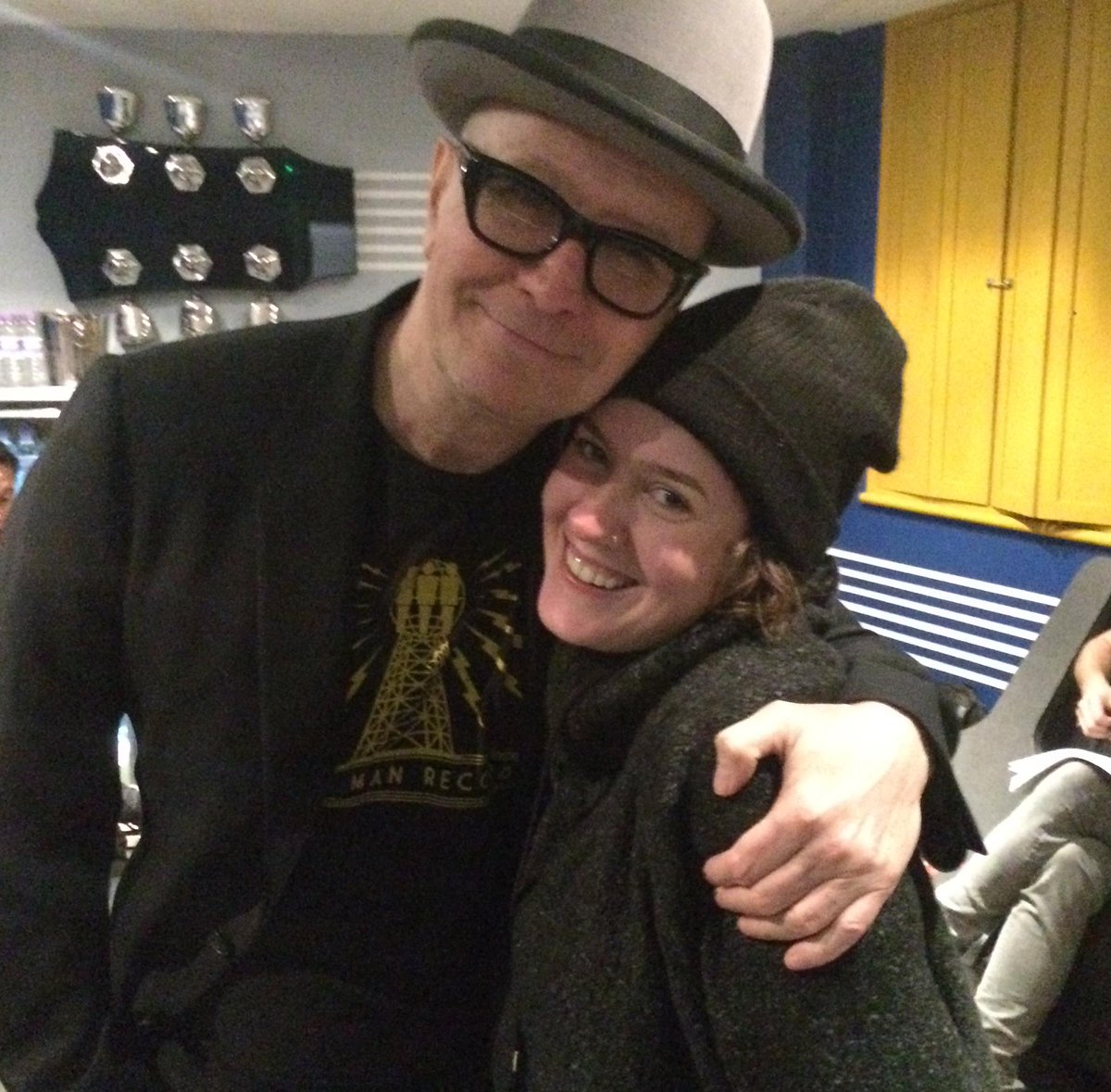 Lovely photo of Gary Oldman and Alice Plati after Celebrating #DavidBowie event in #London. Thank you <a href="/mplati/">Mark Plati</a> on FB! 😊🌟 #music #actorslife