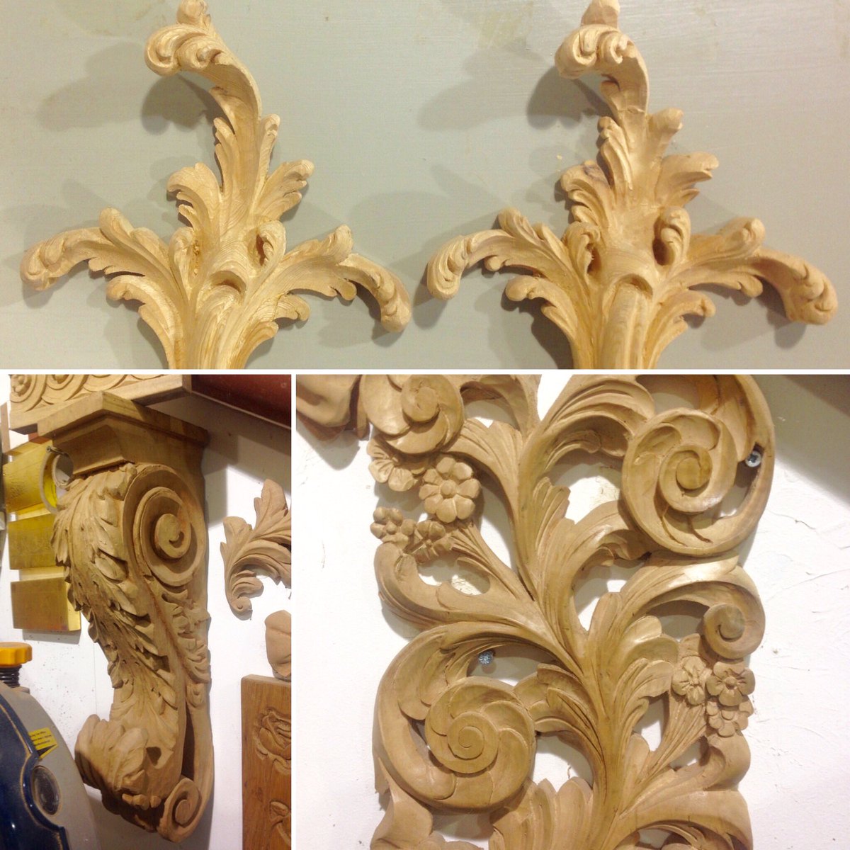 bespokecarver's tweet image. V. Excited to be prepping pieces for the @GeorgianGroup exhibition! The show runs 2-25 Feb at Fitzroy Square celebrating their 80th bday🎈