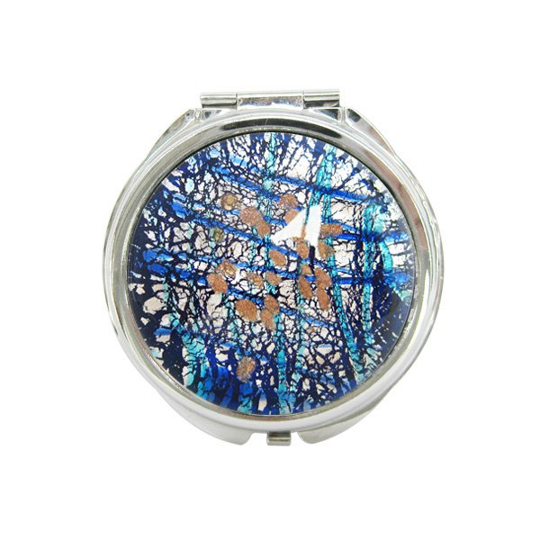 TFormia's tweet image. Handmade Murano Glass Pocket Mirrors for Beauty ladies~