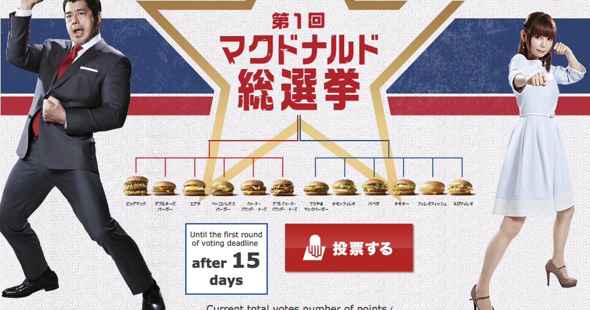 McDonald’s Japan takes burgers so seriously it's holding a full-blown election for them dlvr.it/N4R1SY