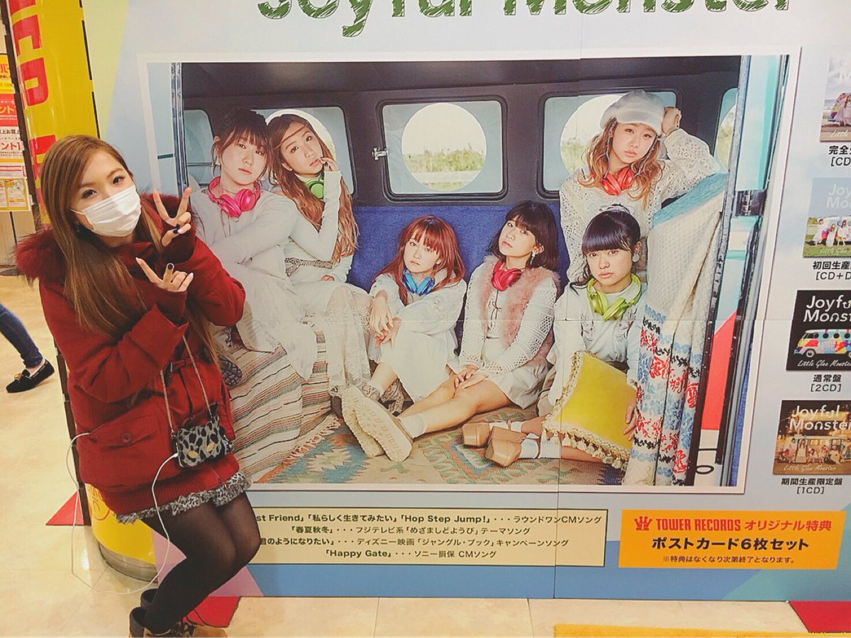 Little Glee Monster 梅田マルビルのtower Recordsさん行ってきたよー 同じ顔の人が まゆ