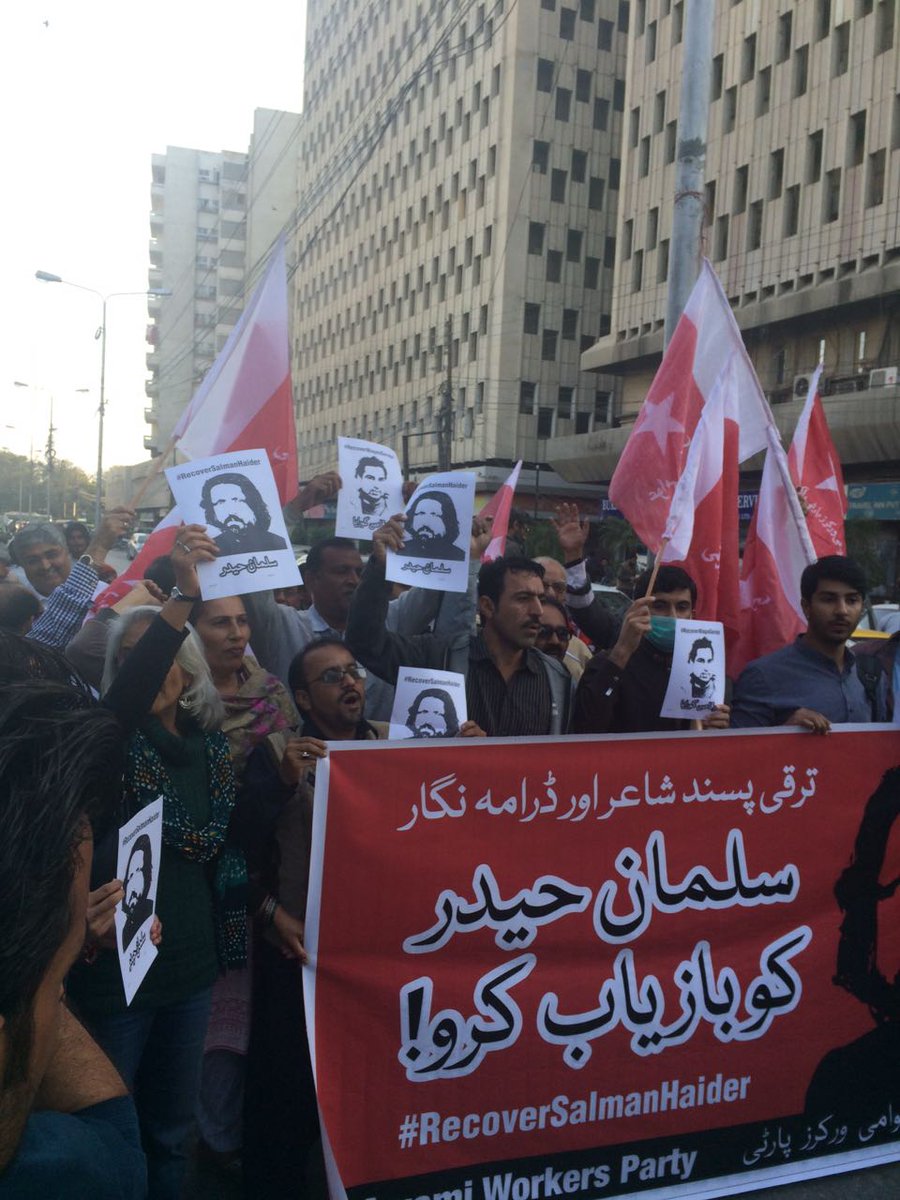 Anarchistani's tweet photo. #karachi #BringBackOurActivists #RecoverSalmanHaider https://t.co/Da8uPI814W