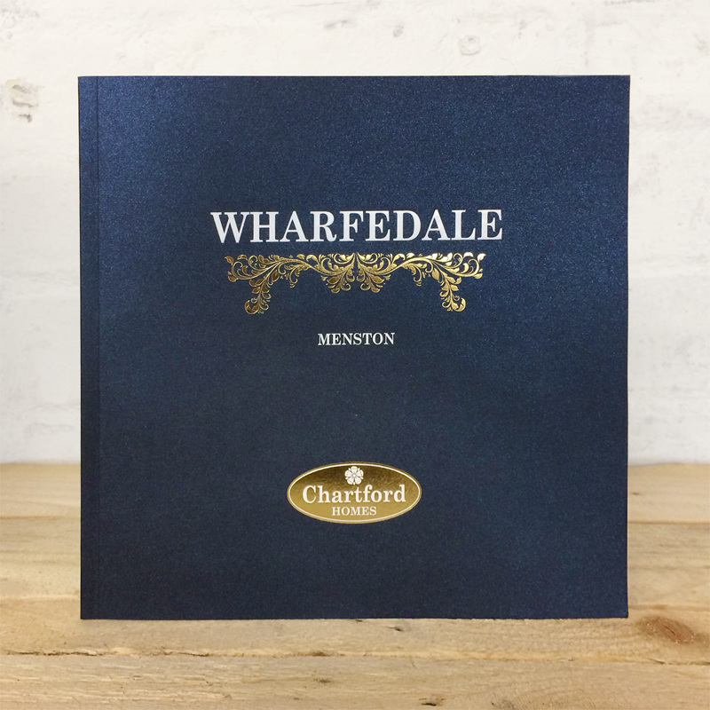 Bowmans77's tweet photo. Peregrina Majestic stock, white/gold foil and metallic ink makes this #ChartfordHomes brochure a very special print! Printed by @Bowmans77 https://t.co/rFayQT2fI6