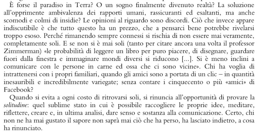 Cesati_Editore's tweet photo. Elogio della solitudine, della lettura, della meditazione. 
La provocazione di #Bauman ("Cose che abbiamo in comune..."). https://t.co/415wvhVOjO