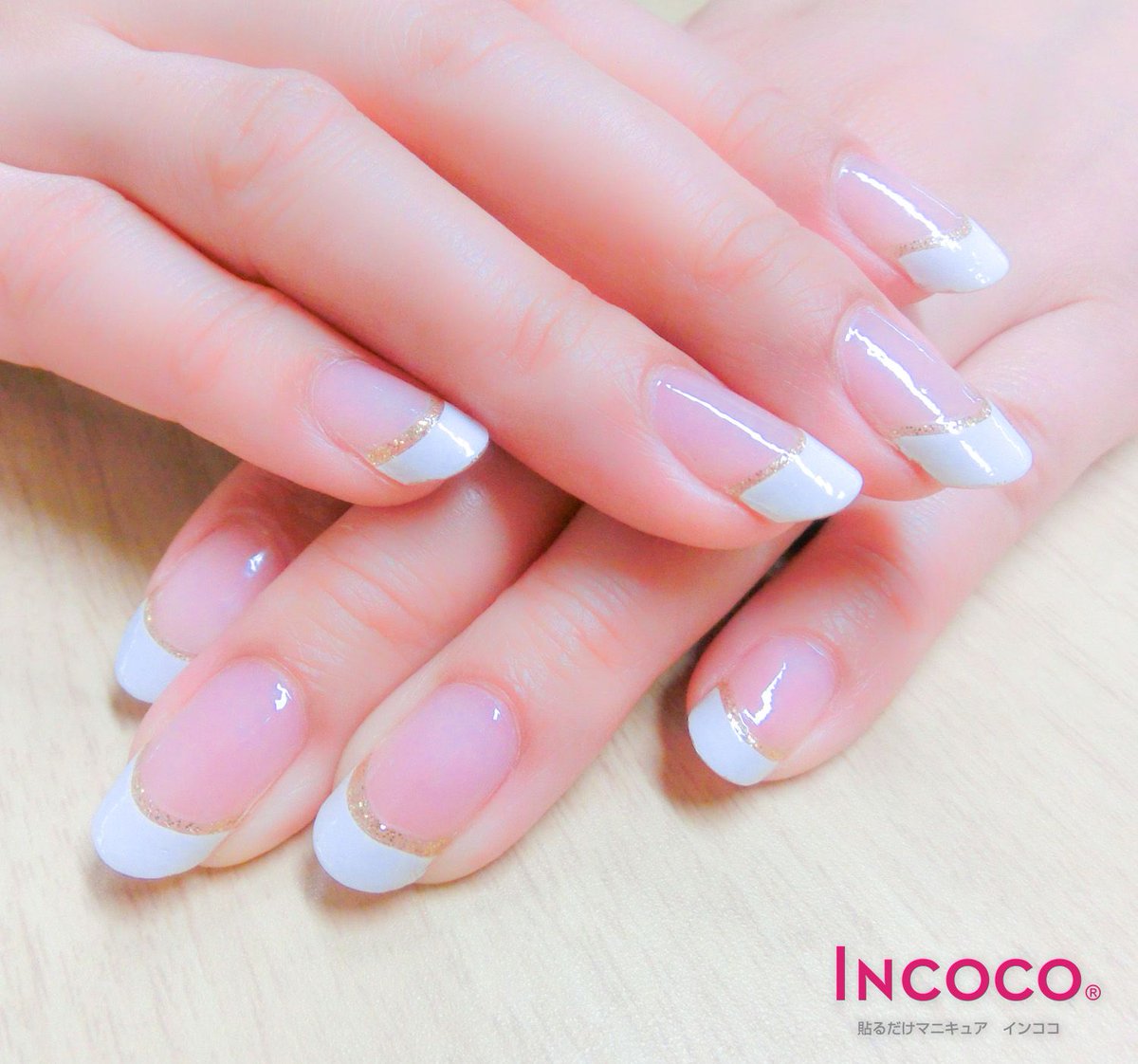 ট ইট র インココ 貼るだけマニキュア アレンジネイル