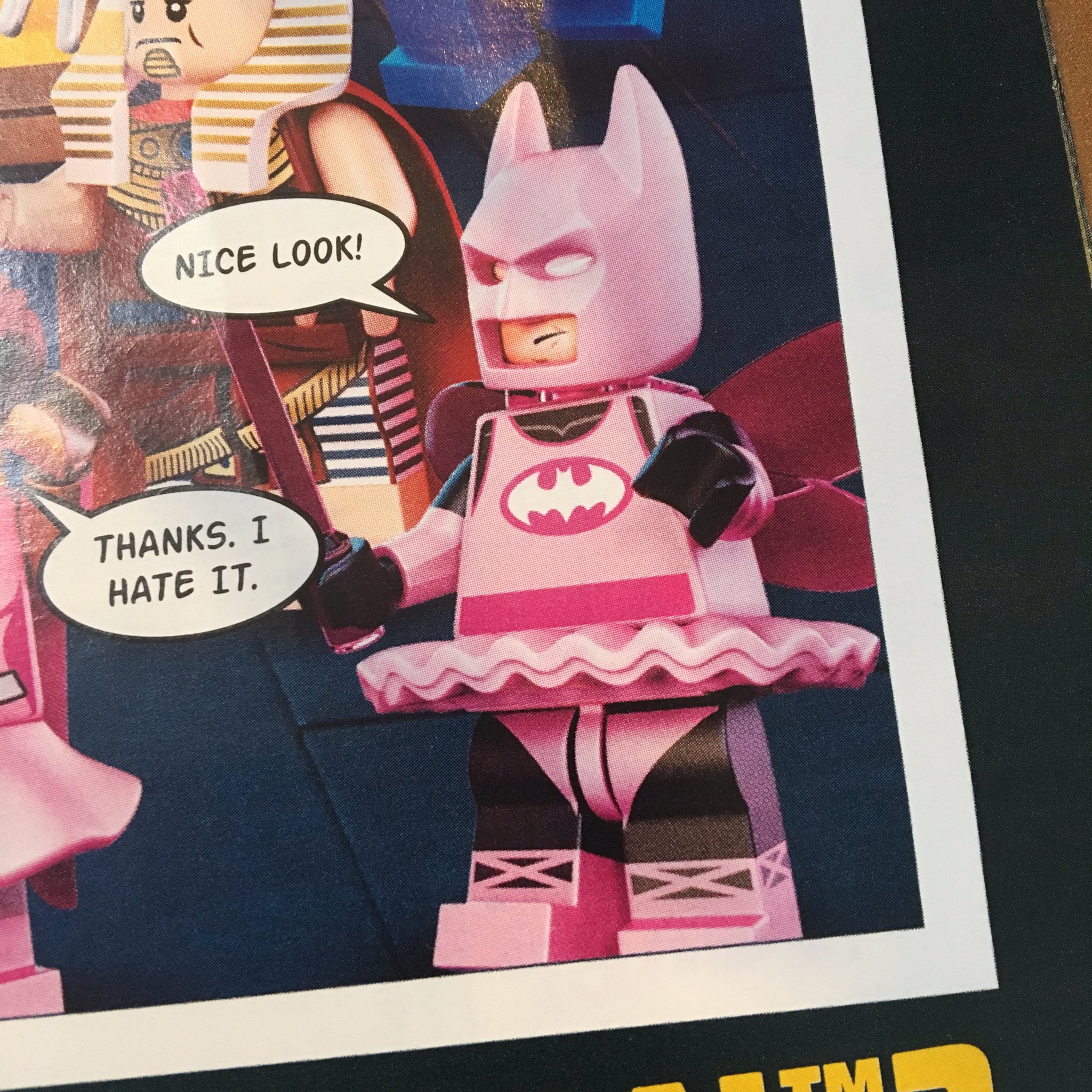Neill Cameron Has Left The Building on X God help me I want a Pink Tutu Lego Batman so bad. https t cQVRHfK3nK X
