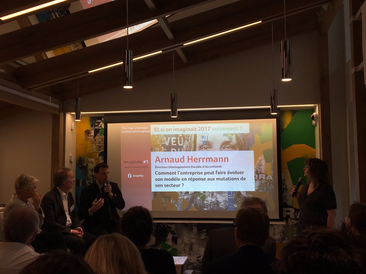 1ère #imaginaleGF avec A.Herrmann: @Accorhotels agit pour la transformation du modèle de production alimentaire #2017 #DD #arbresdavenir