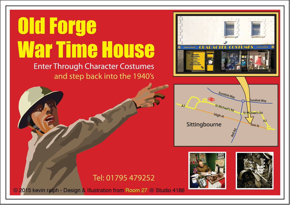 Studio4186's tweet photo. next open day Old Forge War Time House is on: February 4th 
So come and Step Back in Time between 10am &amp; 4pm.. East St Sittingbourne https://t.co/h7cF9YXxBN