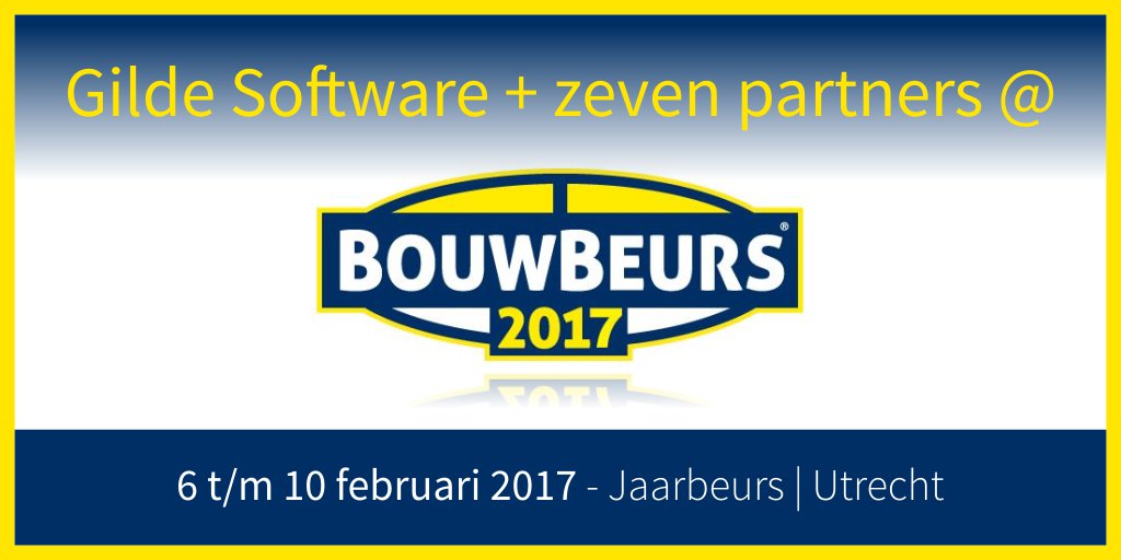 Van maandag 6 t/m vrijdag 10 februari staat #Gilde op de @BouwBeurs17 in de <a href="/jaarbeurs/">Jaarbeurs</a> te #Utrecht! Gratis kaarten? skybird.nu/7Ru95N