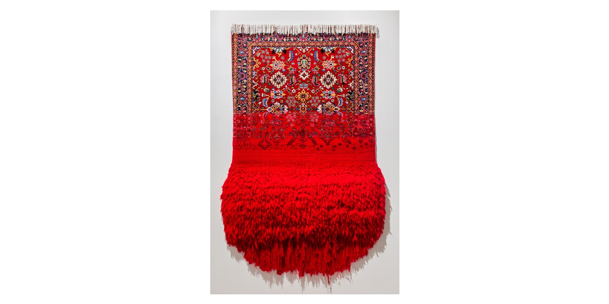 Between words and worlds 
"Virgin" 
Handmade, woolen carpet. 
Yarat Contemporary Art Space, Baku.