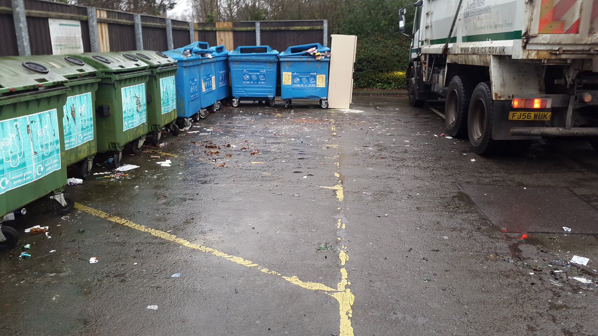 Yesterday we cleared <a href="/Morrisons/">Morrisons</a> in Coalville. Dumping waste by banks is fly-tipping - report it tinyurl.com/has3low or t: 01530 45 45 45