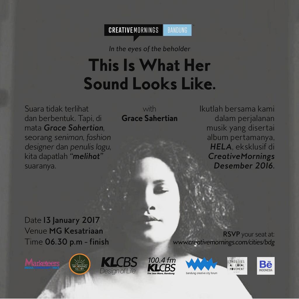 Jgn lewatkan acara bebas biaya ini, Locaforers! "<a href="/Bandung_CM/">CreativeMornings/BDG</a>: "Hi Bandung, kt sdh janjian Jumat malam ini... RSVP: "