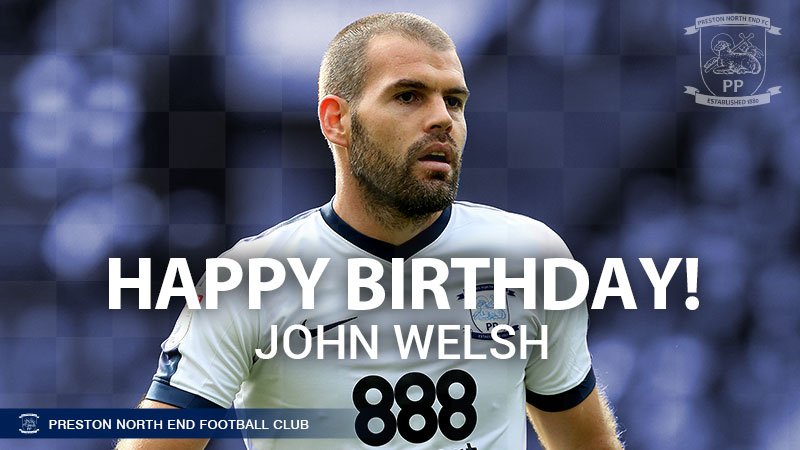 Happy birthday to one of longest serving players John Welsh! Have a good day   