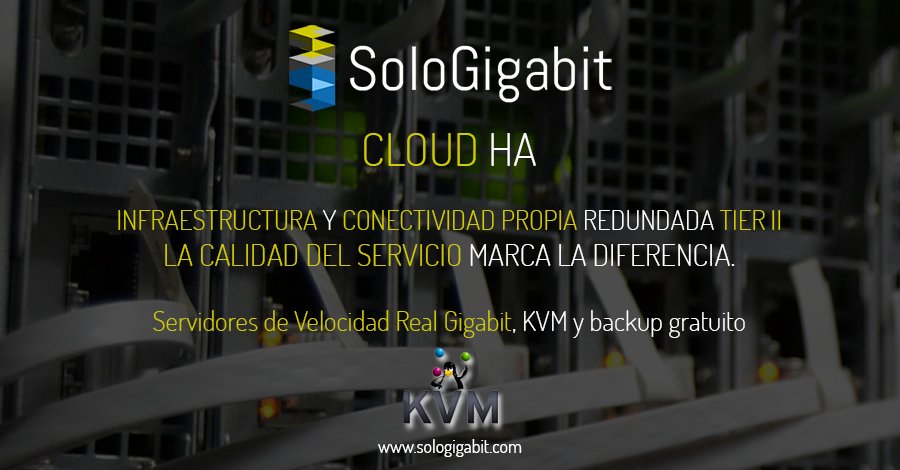 Descubra todas las caracerísticas de nuestro servicio #cloudha
ow.ly/vuZe307HMAW
#vps #cpanel #plesk #kvm #lxc vía <a href="/SoloGigabit/">SoloGigabit, S.L.</a>