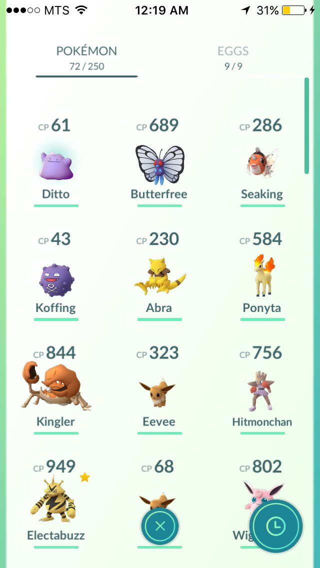 kalaotix's tweet photo. After abandoning my #pokemonGO for 5 months I've caught a #ditto and I'm still on level 19 https://t.co/qBqzQJkBoJ