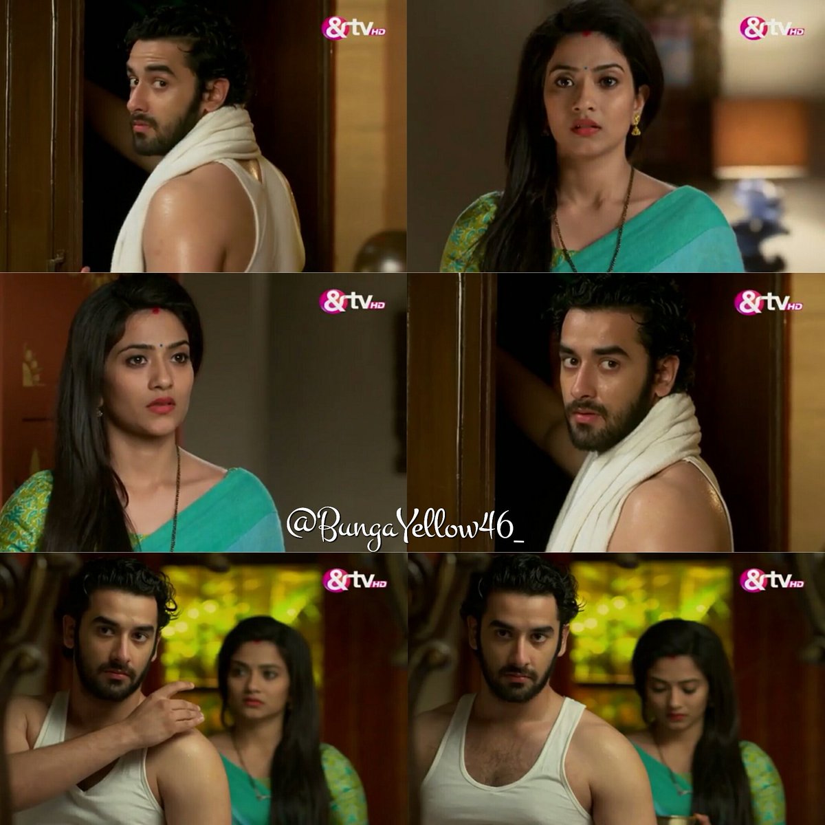 13_bungaa's tweet image. @v_vishal13 @Aditidevsharma
#Sagar #Gangaa
Fangirls reaction when watching Sagar in this scene is exactly the same as Gangaa&apos;s reaction 😍😋😄😅