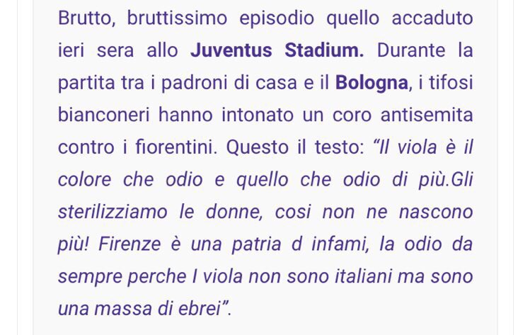 @cascipatrizia @comunitaebraica @acffiorentina @FIFAcom @FIGC @Ruttosporc @AIA_it @angelomangiante #vergogna #vogliamorispetto