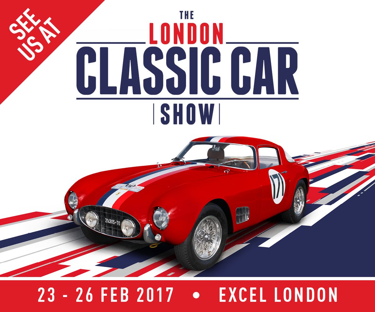 Use discount code HILTONMOSS to purchase tickets for @ClassicCarLDN, come and see us on stand D20! More info on our Facebook Page #LCCS2017