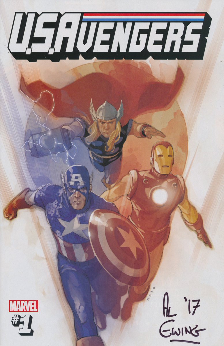 ForbiddenPlanet's tweet photo. Follow and RT to #win the full list of @Marvel U.S Avengers #1 plus FP's Capt. Britain variants, all signed by @Al_Ewing! Closes 16/1. https://t.co/RcYb1SXWC3
