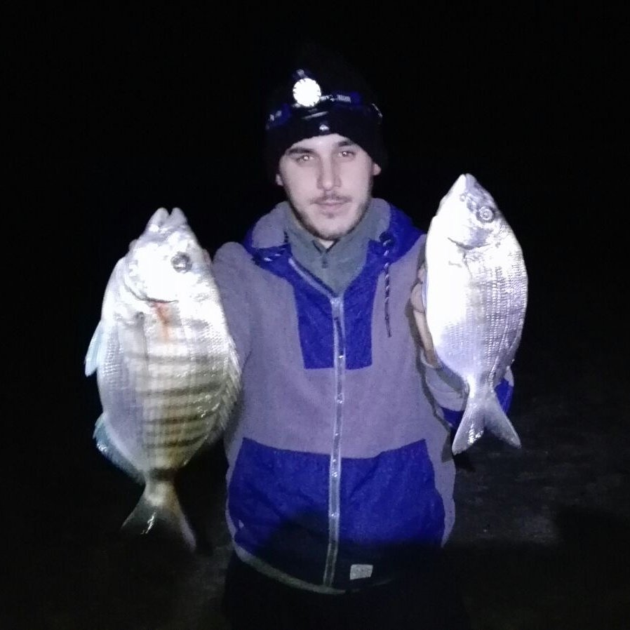 ElcerroVejer's tweet photo. De nuevo #ManuelAltamirano con éstos dos sargos invernales, que están que lo deboran todo, un saludo y buenas pescas!! https://t.co/1ibSmmbnr9