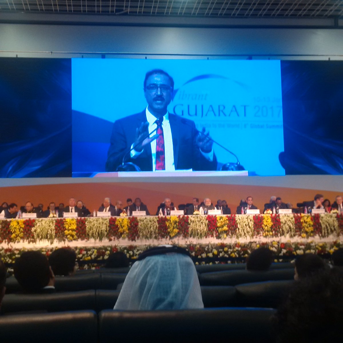 The Honourable <a href="/SohiAmarjeet/">Amarjeet Sohi</a> Canadian Minister of Infrastructure addresses <a href="/VibrantGujarat/">Vibrant Gujarat</a> #VibrantGujarat2017