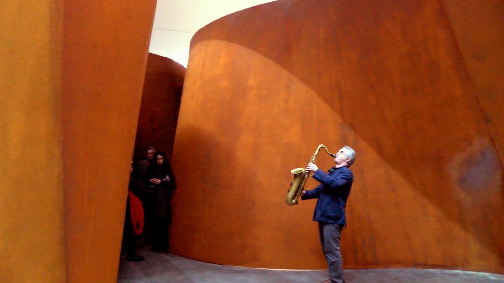 ThoseWhoMakeWav's tweet photo. Resonant Sculpture Project //Music performances and acoustic interactions by #AvramFefer on #RichardSerra sculptures https://t.co/fsQoab3L0k https://t.co/bn3vO1bhkx