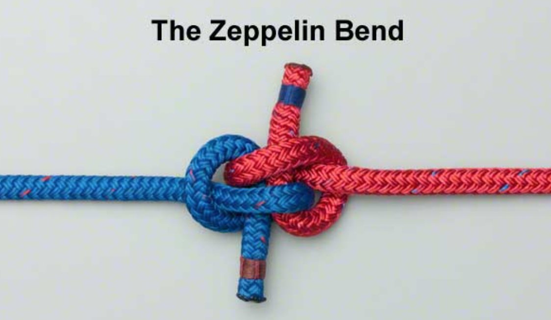 Arbortec Forestwear on X: #TuesdayTip Zeppelin Bend knot is the best to tie  two ropes together. It is an easy knot to tie, very secure, and jam proof.  #toptips  / X