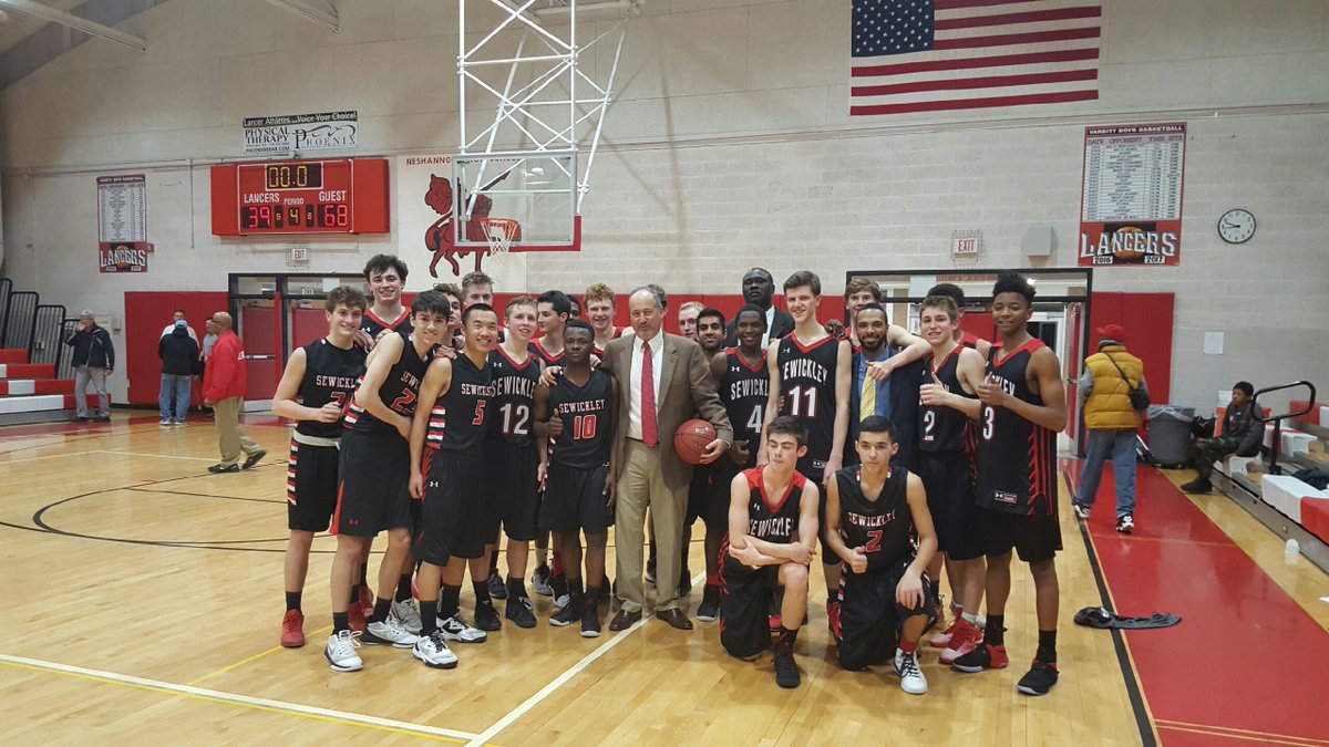 Sewickley's tweet photo. Sewickley Academy 68 - Neshannock 39, Coach Palmer gets his 600th career win #allwedoisWinPalmer #WErSA #GoPanthers #AcademyHoops https://t.co/WGpUaEMzbm