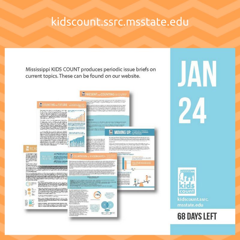ChildrensFdnMS's tweet photo. Our #MSKidsCount issue briefs are a great source of information on a variety of topics concerning the well-being of Mississippi children! https://t.co/TN7zQQALlp