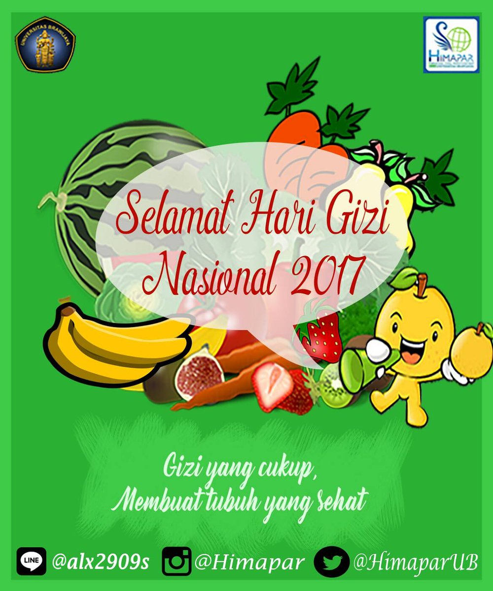 Himapar (hari Gizi Nasional)

“Selamat Hari Gizi Nasional
No busung lapar,No pola hidup tak sehat.
#growwithpride