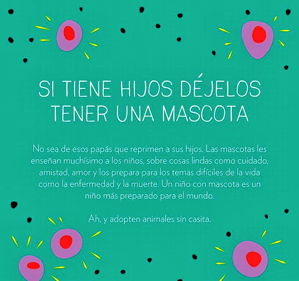 TerapiaConAnima's tweet photo. Déjalos tener mascota =) https://t.co/lt5exVmqwo