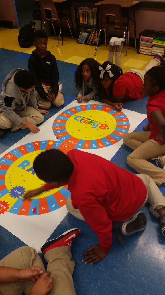 J1majorJames's tweet photo. Crazy 8s Race @Lincoln @ELT_Newark @BedtimeMath # Reving up our minds. https://t.co/mAfyBF6Qd6