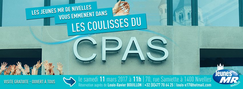 JMRNivelles's tweet photo. On vous dira tout sur le CPAS: son patrimoine et ses nombreuses missions! (Même celles que vous ignorez!) https://t.co/gx0Ha92r1k